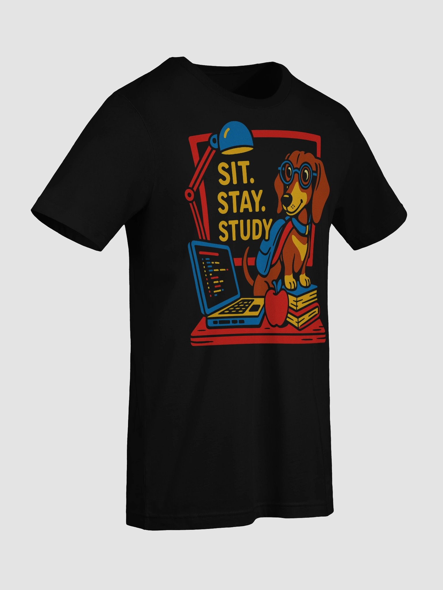 Sit. Stay. Study. – The Scholarly Pup Tee product image (9)