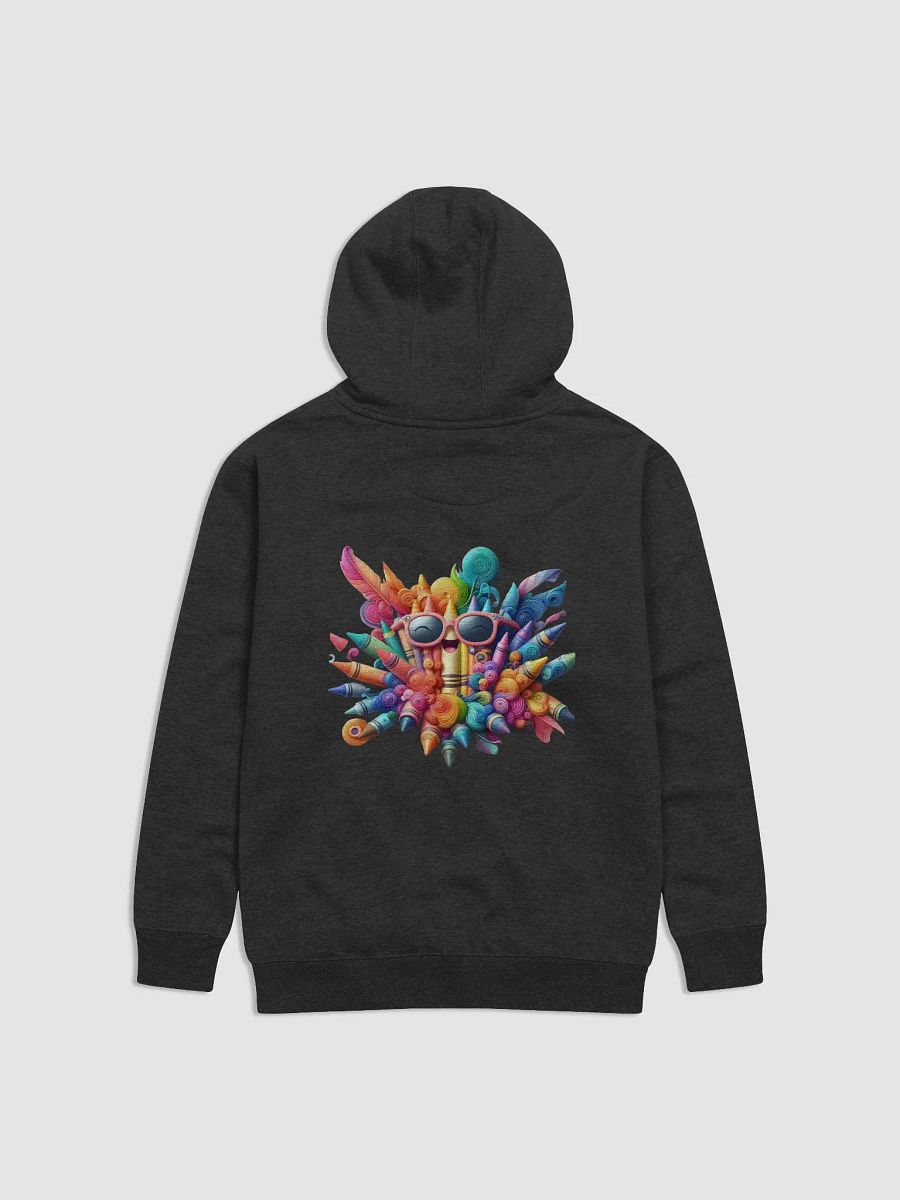 Whimsical Art Supplies Burst Hoodie product image (15)