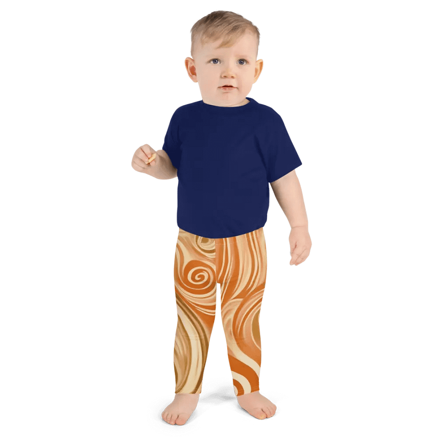 Funky Latte Liquid Tie-Dye Kid's and Toddler's Leggings product image (5)