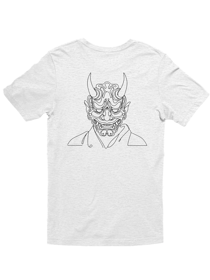 Japanese Oni Mask Line Art Design T-shirt product image (14)