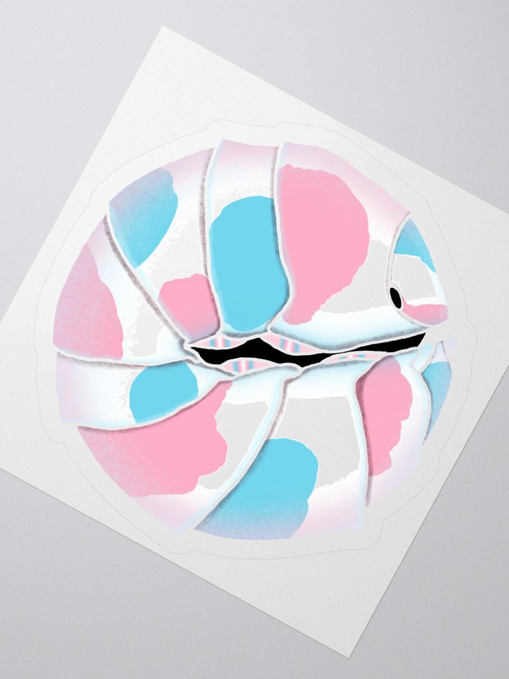 Transgender Isopod Sticker V2 product image (6)