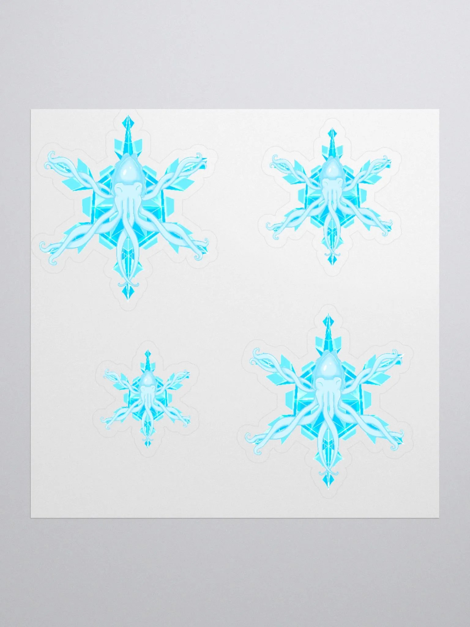Snowflake Cuttlefish Mini Sticker Sheet product image (2)
