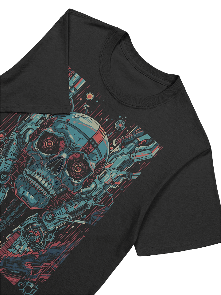 Emerging Cyborg Skull T-Shirt product image (2)