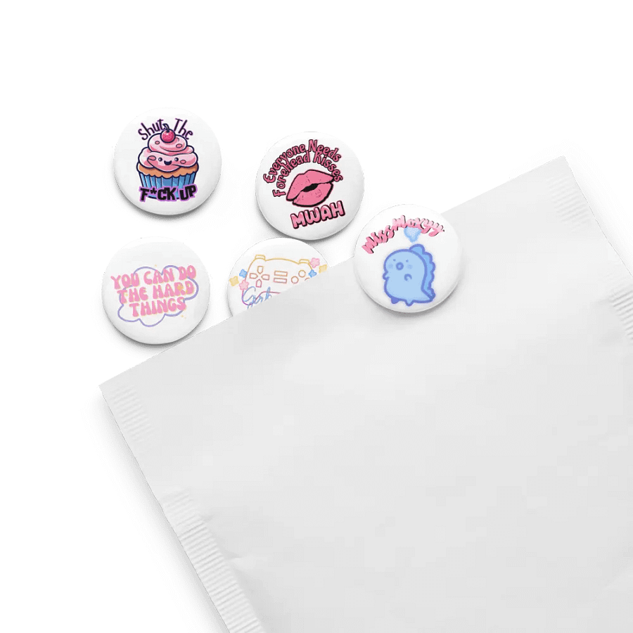 Sassy Cupcake Pin Button Set product image (13)