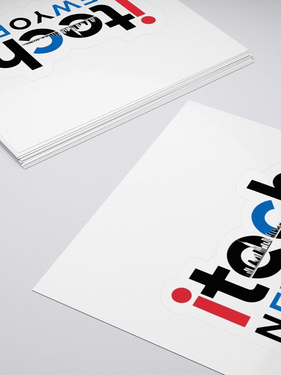 iTechNewYork Logo Kiss Cut Stickers product image (13)