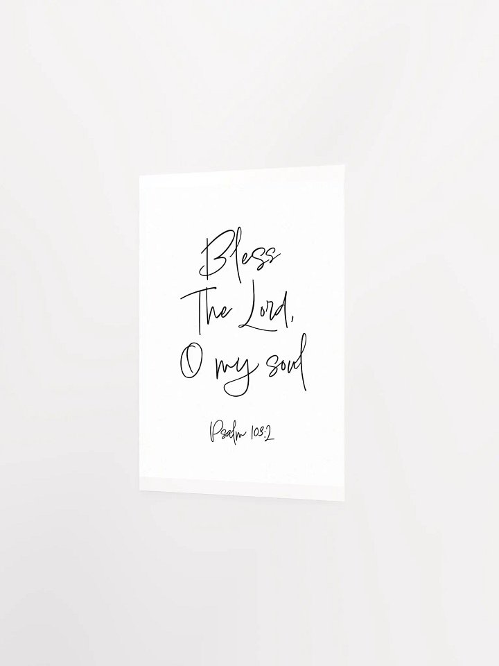 Bless the Lord, O My Soul - Print product image (2)