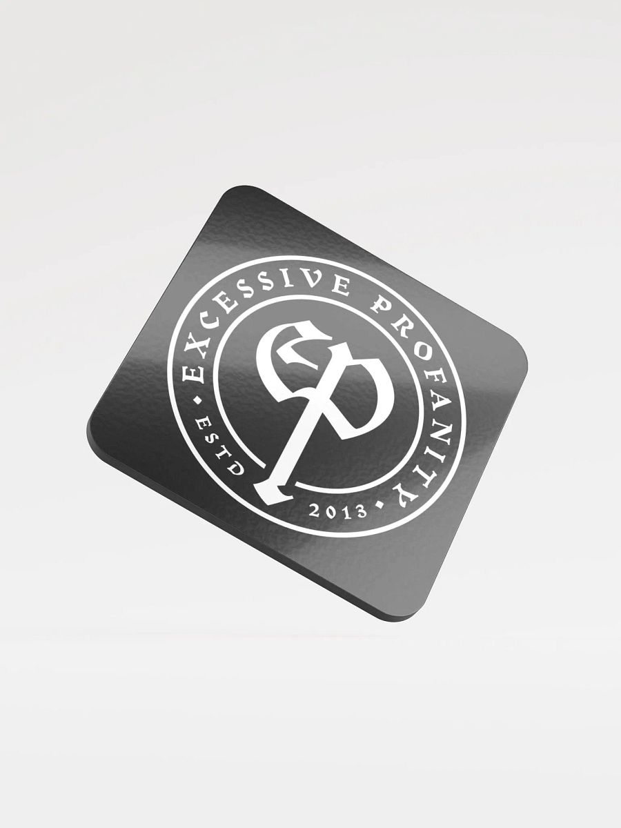Executioner's Axe Glossed Cork Coaster (Black) product image (1)