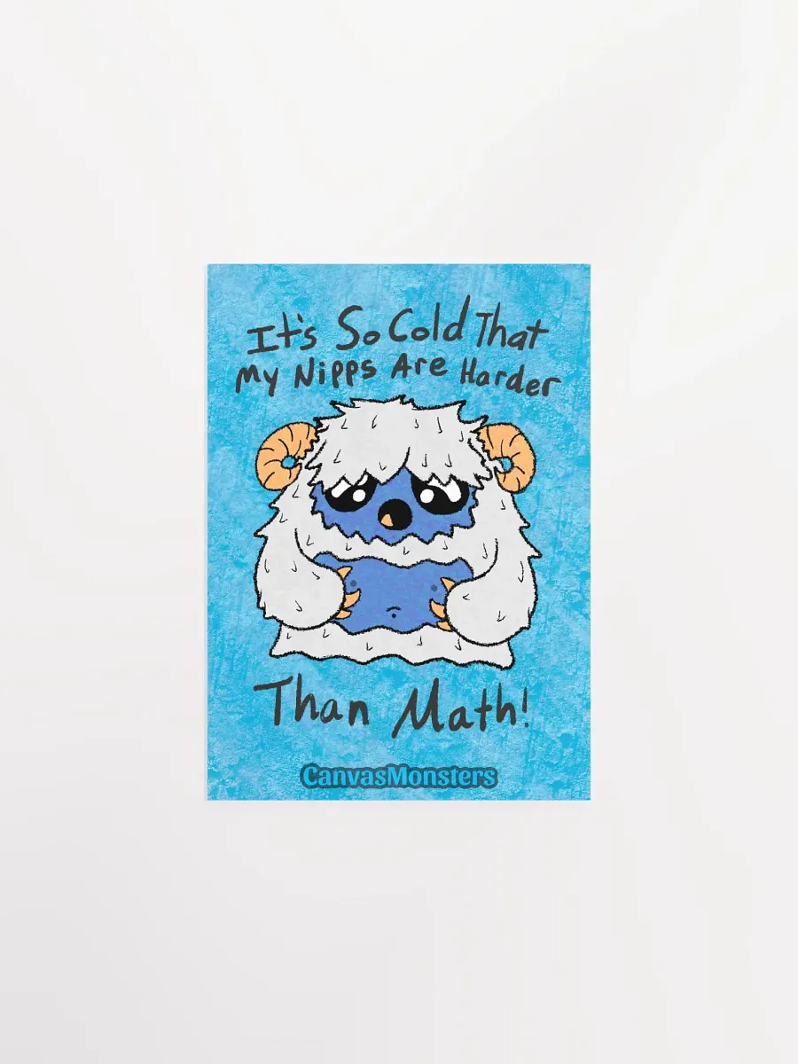 Harder Than Math Matte Poster product image (2)