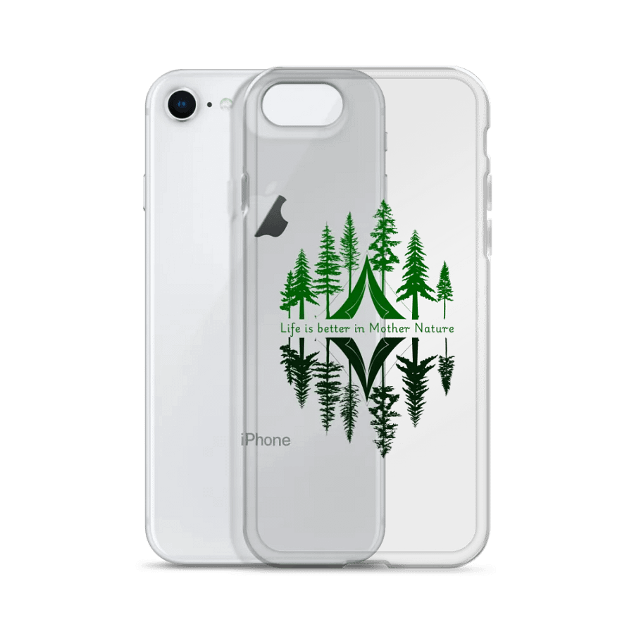 Life is better in Mother Nature Clear iPhone Case ( Side -Morning- ) product image (4)