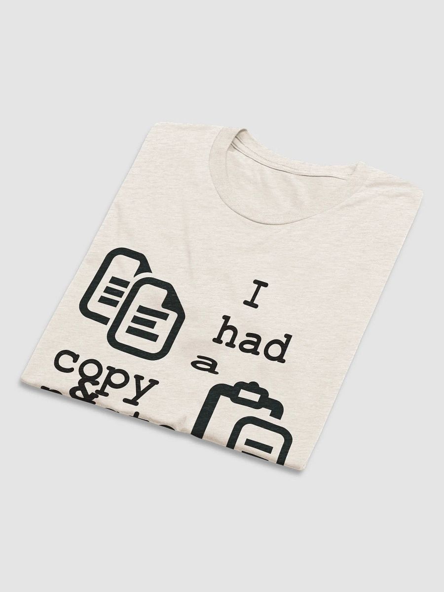 I Had A Copy & Paste Education - Black - Bella+Canvas Triblend Short Sleeve T-Shirt product image (3)