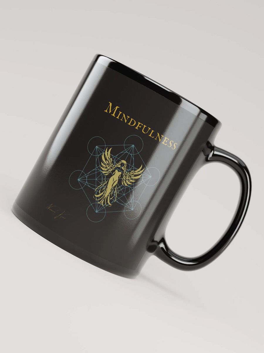 Metatron's Cube- Black Glossy Mug product image (6)