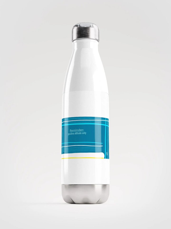 Water bottle (positive attitude) product image (1)