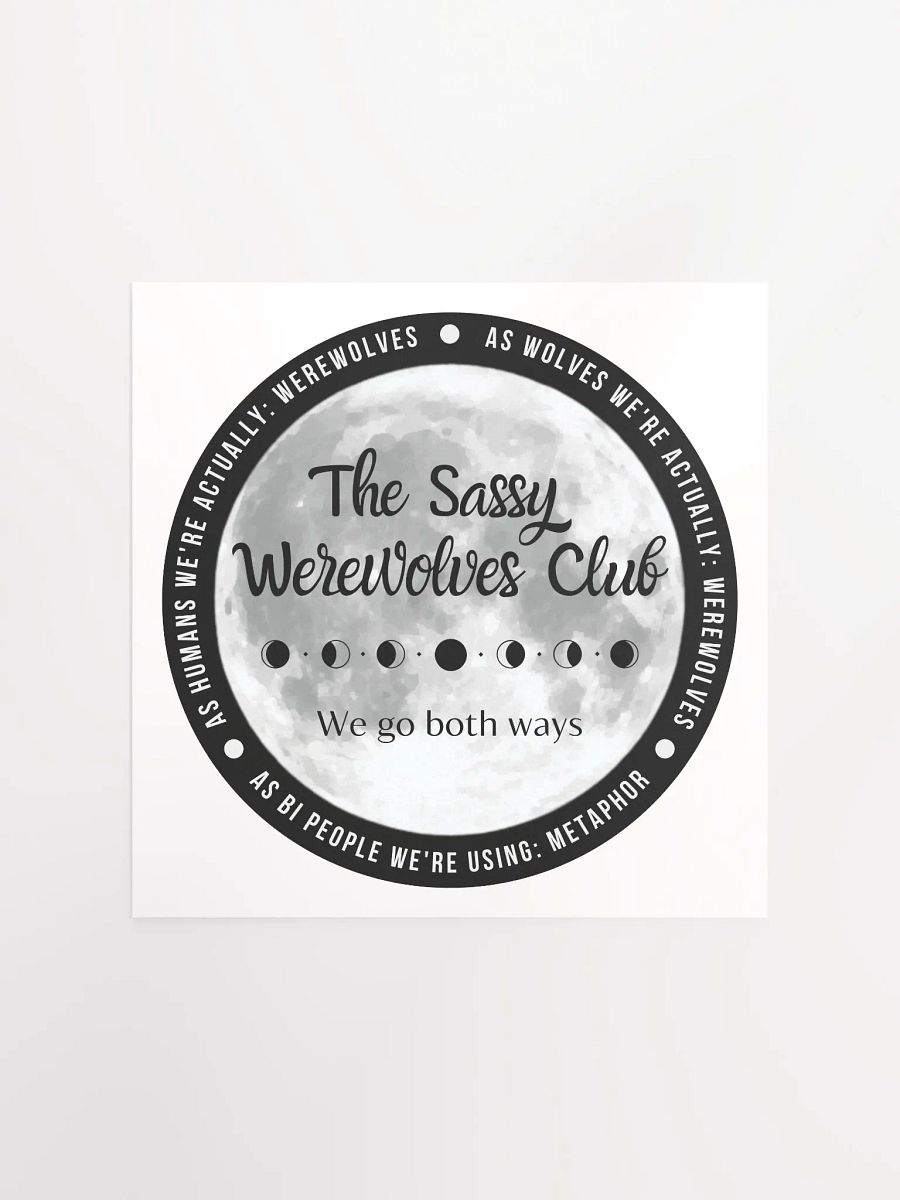 Pride Werewolves print product image (1)