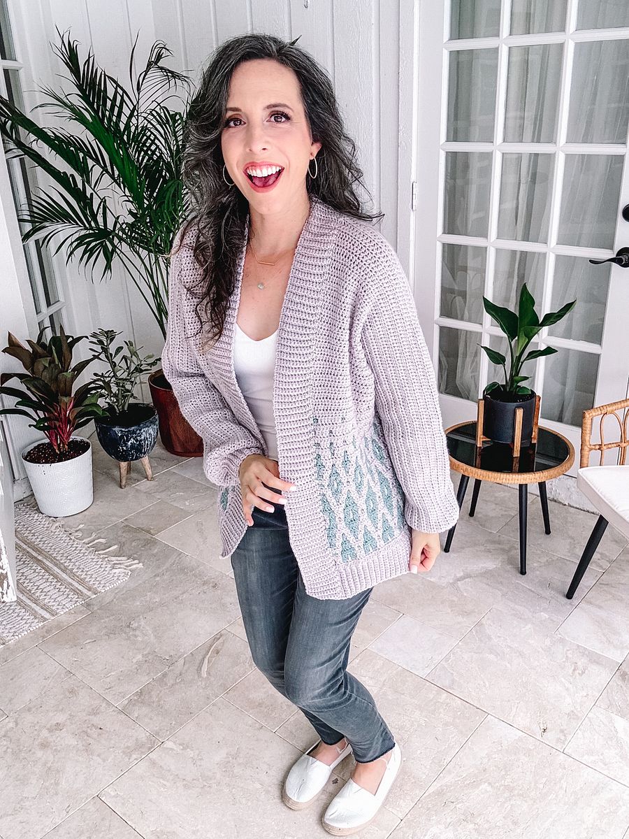 Seabird Mosaic Crochet Cardigan product image (3)