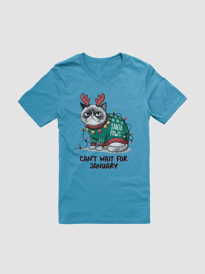 Grumpy Santa Paws Christmas T-Shirt product image (11)
