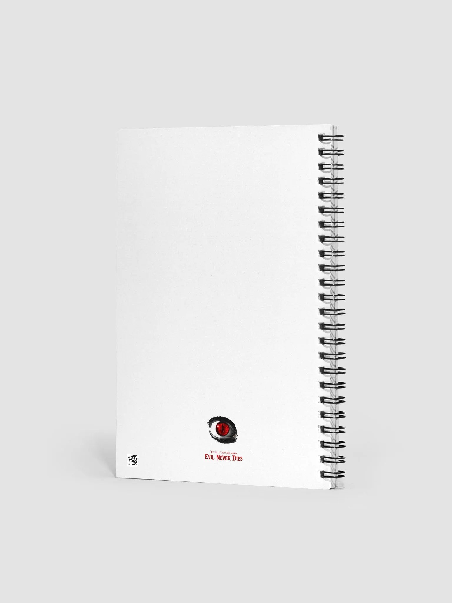 Evil Never Dies Logo Spiral Notebook product image (2)