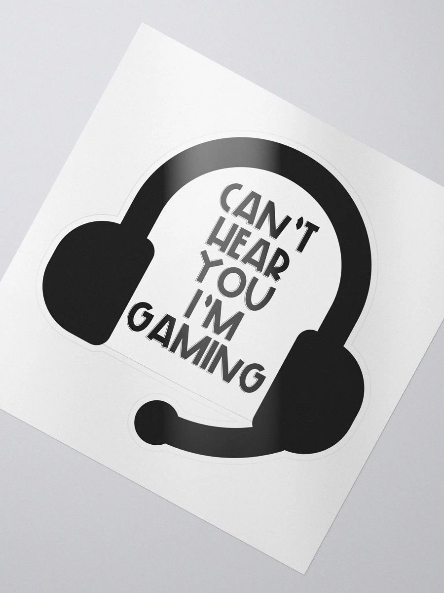 Gaming Kiss Cut Sticker product image (2)