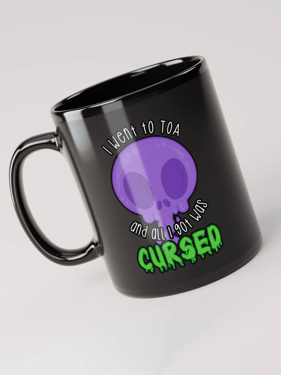 All I Got Was Cursed - Warlock - Black Glossy Mug product image (3)