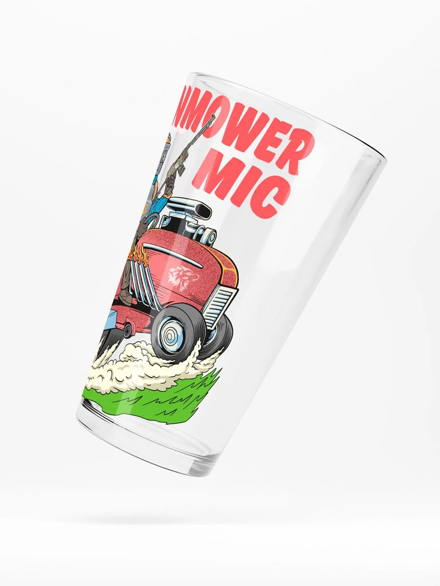 Lawnmower Mic | Pint Glass product image (5)