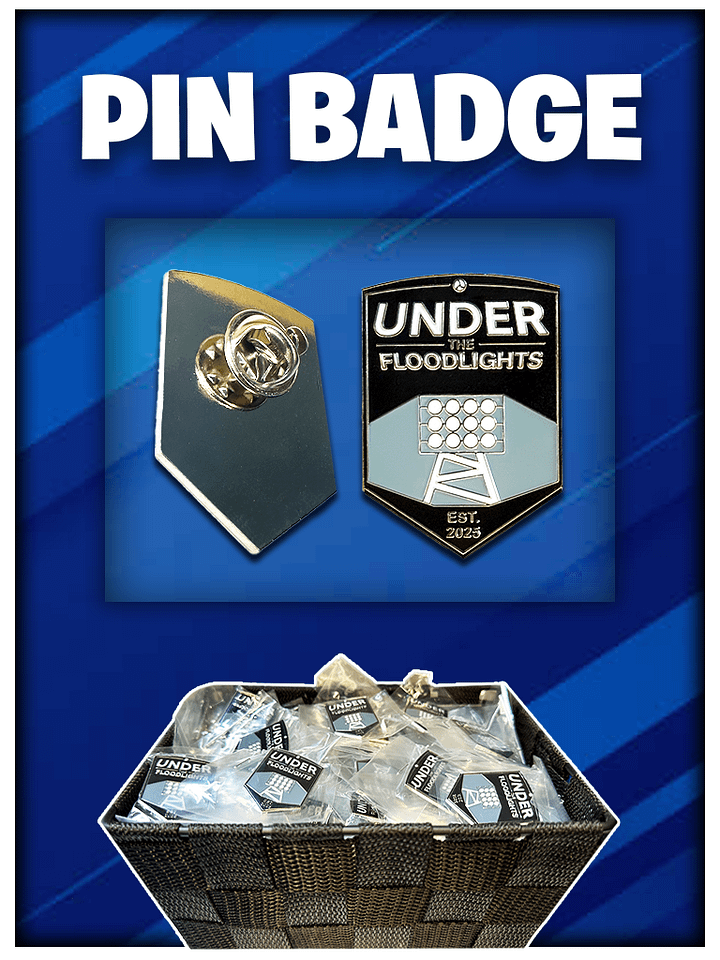 Under The Floodlights - Pin Badge product image (1)