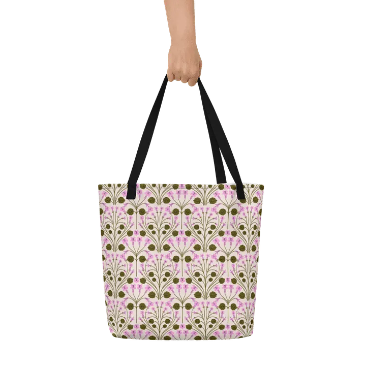 Alpine Serenity - Pink and Green - Tote Bag product image (1)
