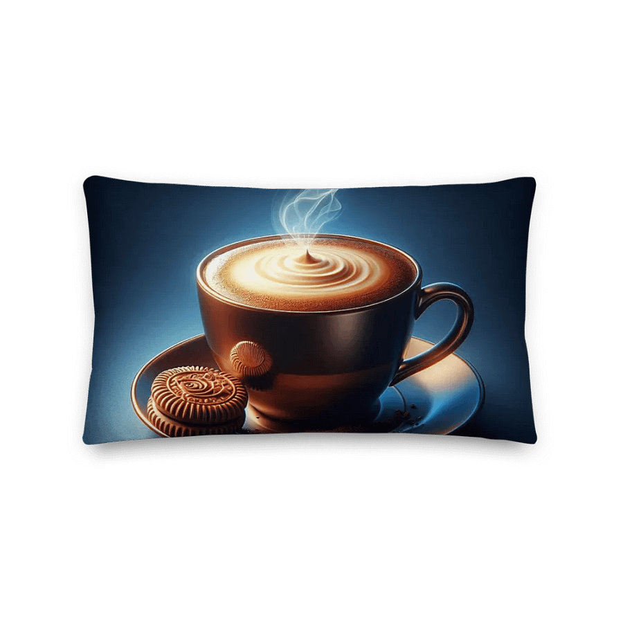 Coffee & Cookie Delight Pillow | Coffee fuels my brain. product image (3)
