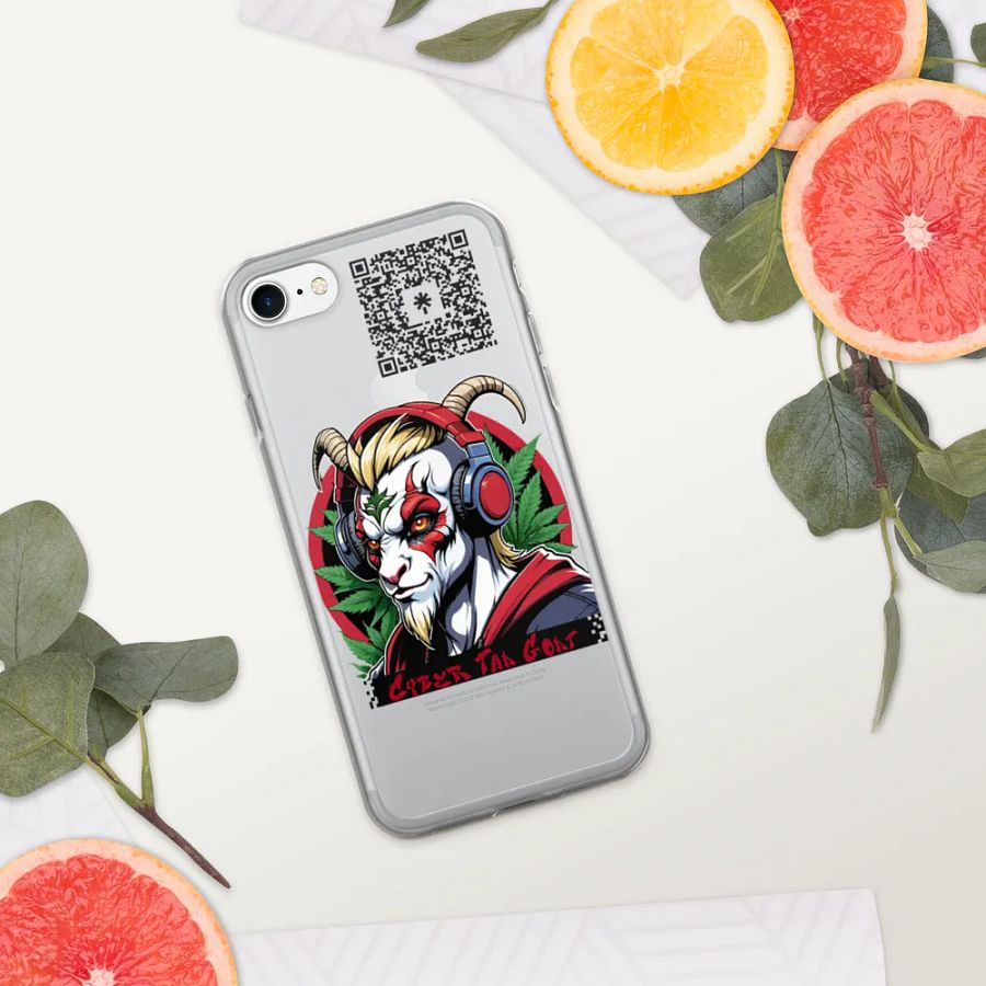 Goat iphone clear case product image (338)