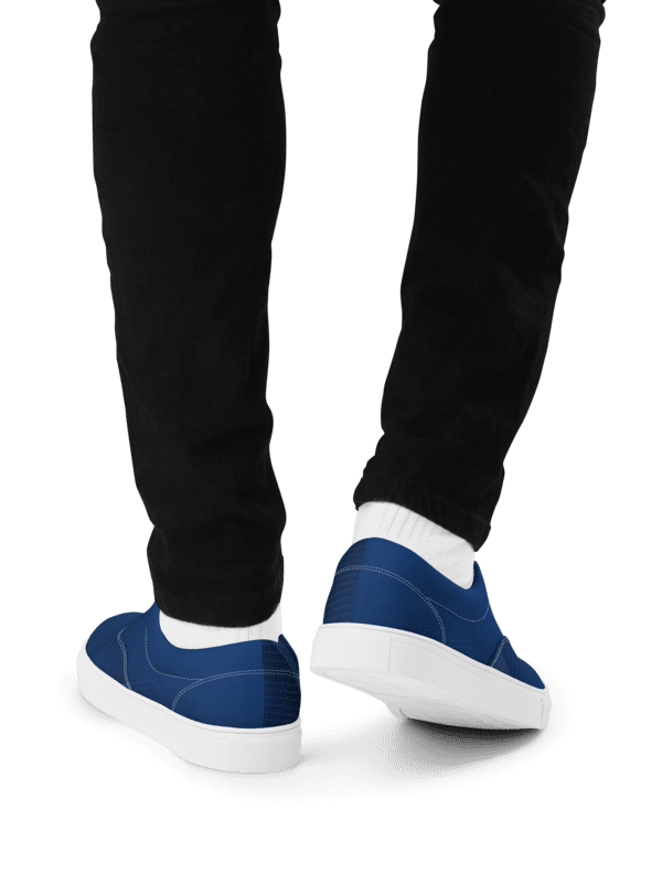 Urban Edge Symmetry Street: Men's Geometric Canvas Shoes product image (5)