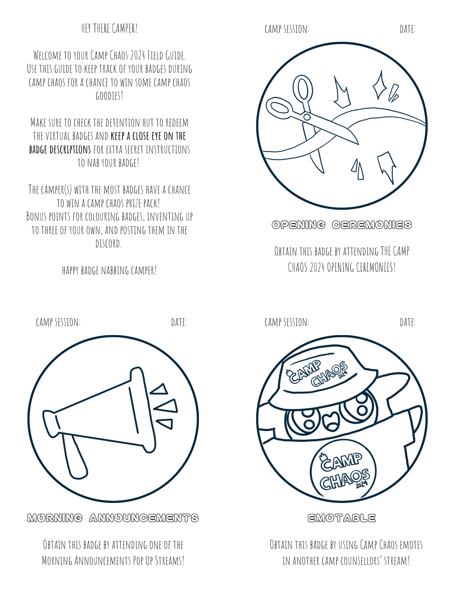 Digital Camp Chaos 2024 Field Guide product image (2)