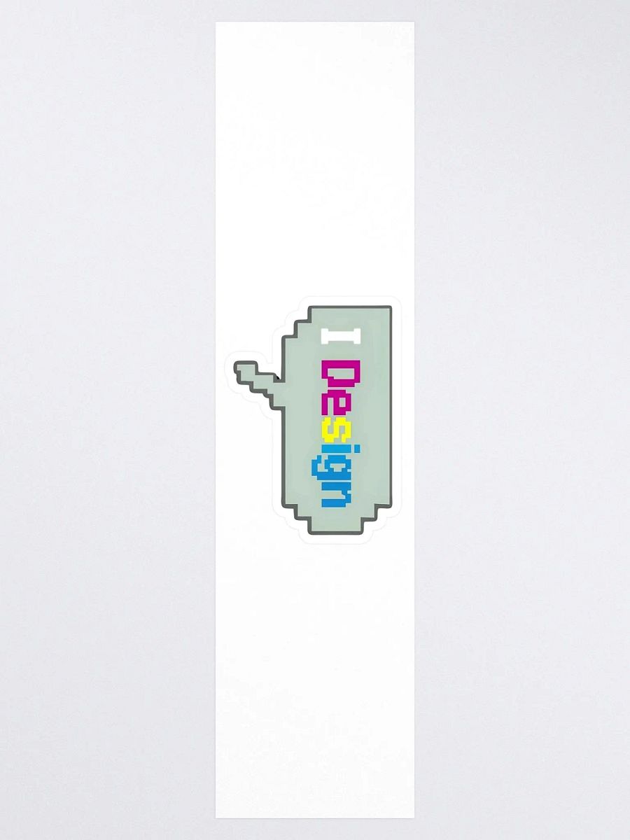 Pixelated Design Bubble Kiss Cut Stickers product image (3)