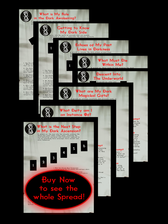 The Black Flame Series: Tarot Spreads for Darkness, Magick, and Godhood product image (1)