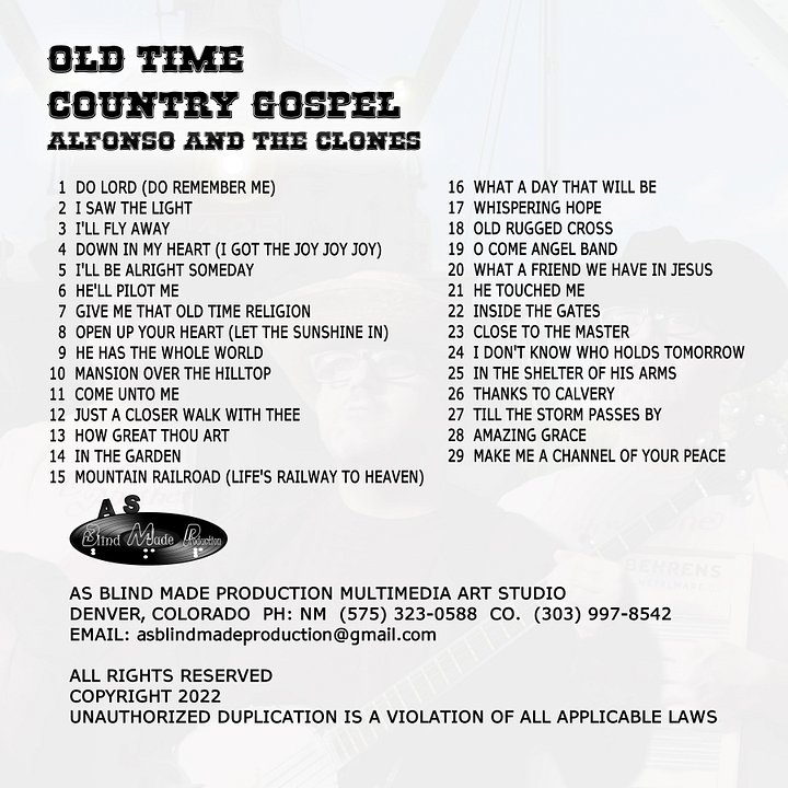 OLD TIME COUNTRY GOSPEL CD product image (2)