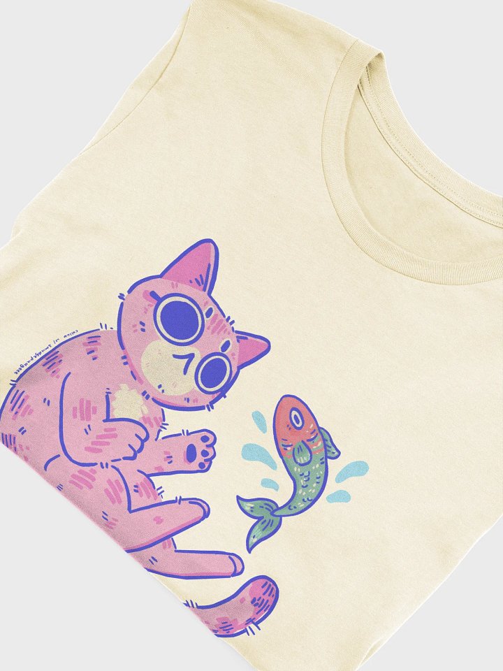 Misty the Pink Tabby Tee – Kit’s Cats x Smudge Pudge product image (1)