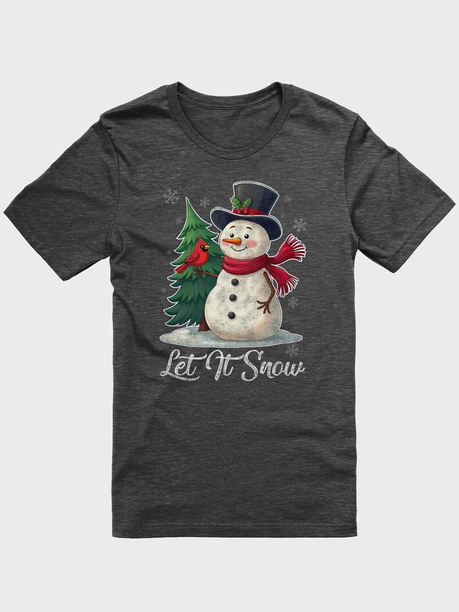 Let It Snow - Snowman with Cardinal Tee product image (1)