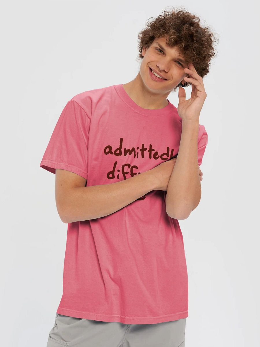 admittedly difficult (#440E00) garment-dyed tee product image (5)