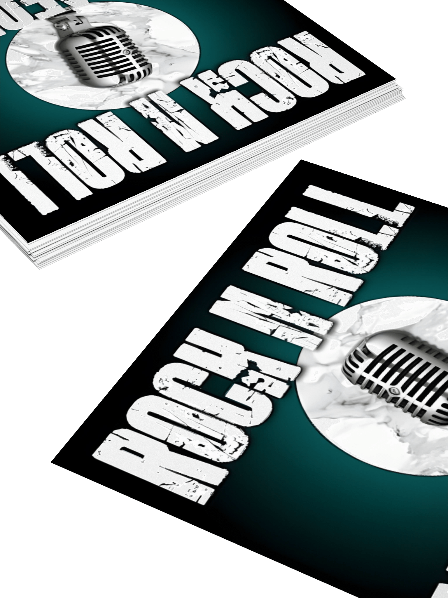 Microphone LOGO Kiss Cut Stickers product image (12)