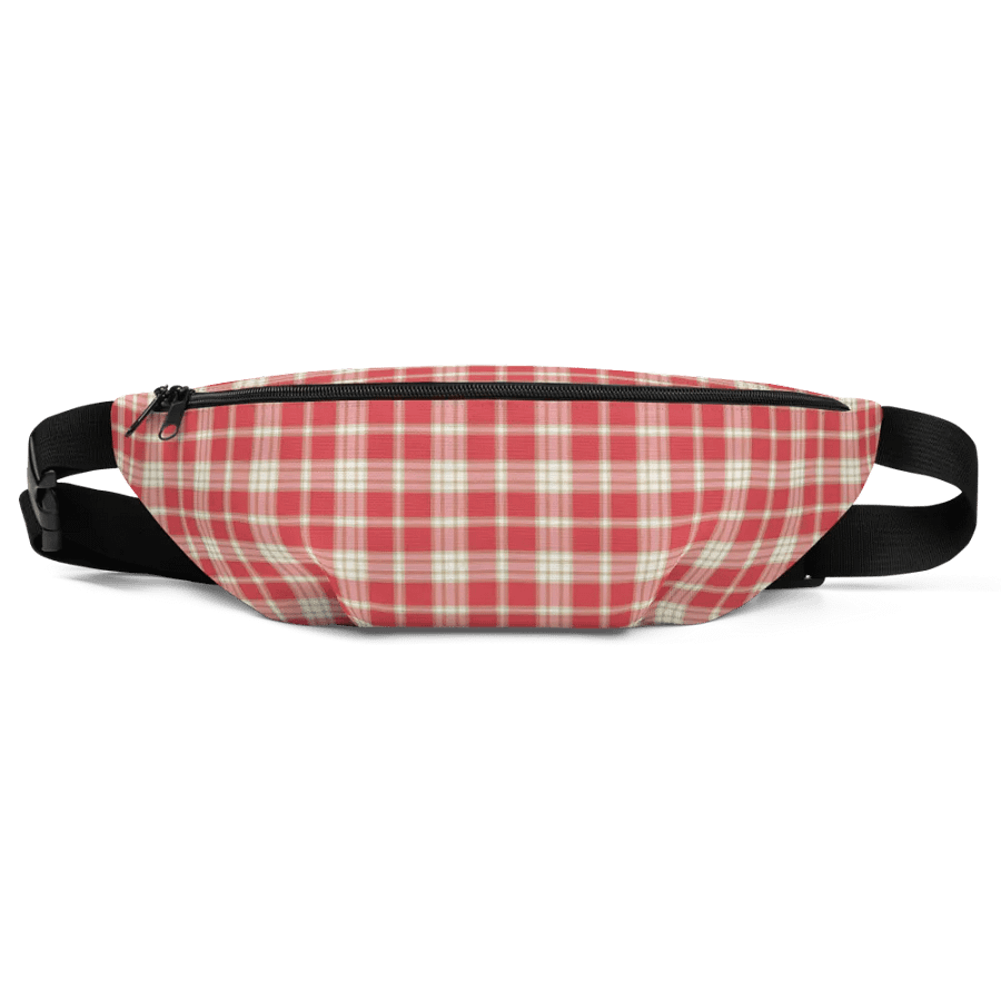 Coral Pink Plaid Fanny Pack product image (2)