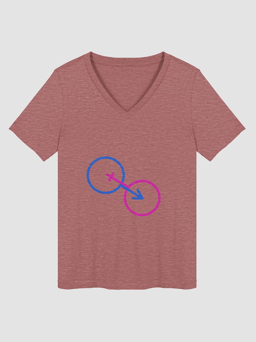 Traditional Gender Symbols V-Neck Tee product image (3)