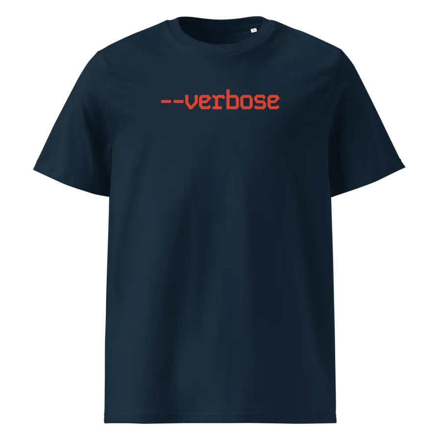 --verbose (Solarized) - Organic Cotton Tee product image (1)