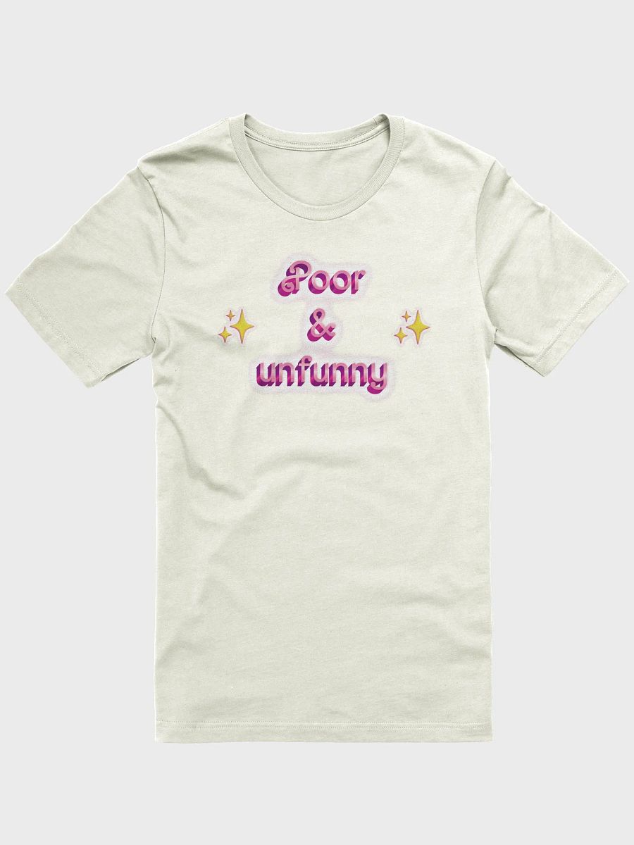 poor & unfunny Pastel Unisex Tee product image (1)