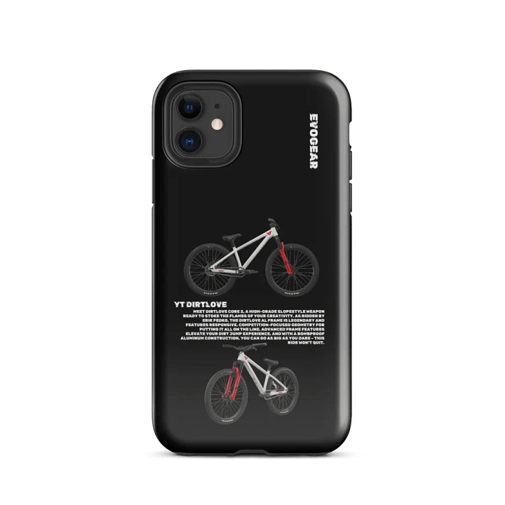 Black DirtLove Core 2 iPhone Case product image (2)