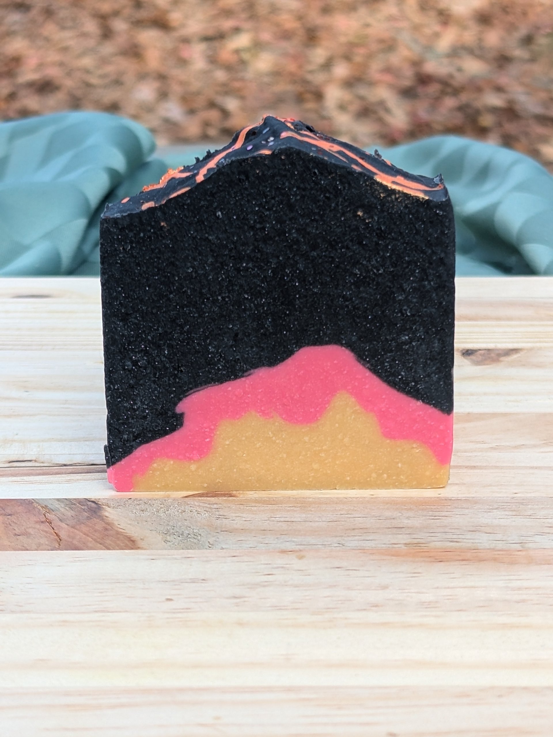 Volcano Cold Process Goat Milk Charcoal Soap product image (2)