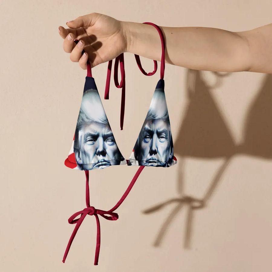 Patriotic Visionary All-Over Bikini Top product image (9)