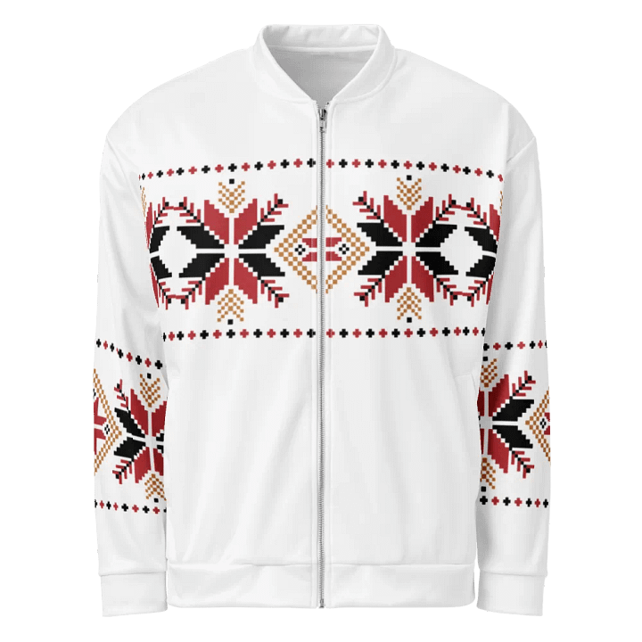 Geometric Glamour All-Over Print Bomber Jacket product image (1)