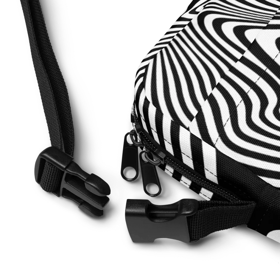 Optical Illusion Waves Crossbody Bag for mens woman friends product image (8)