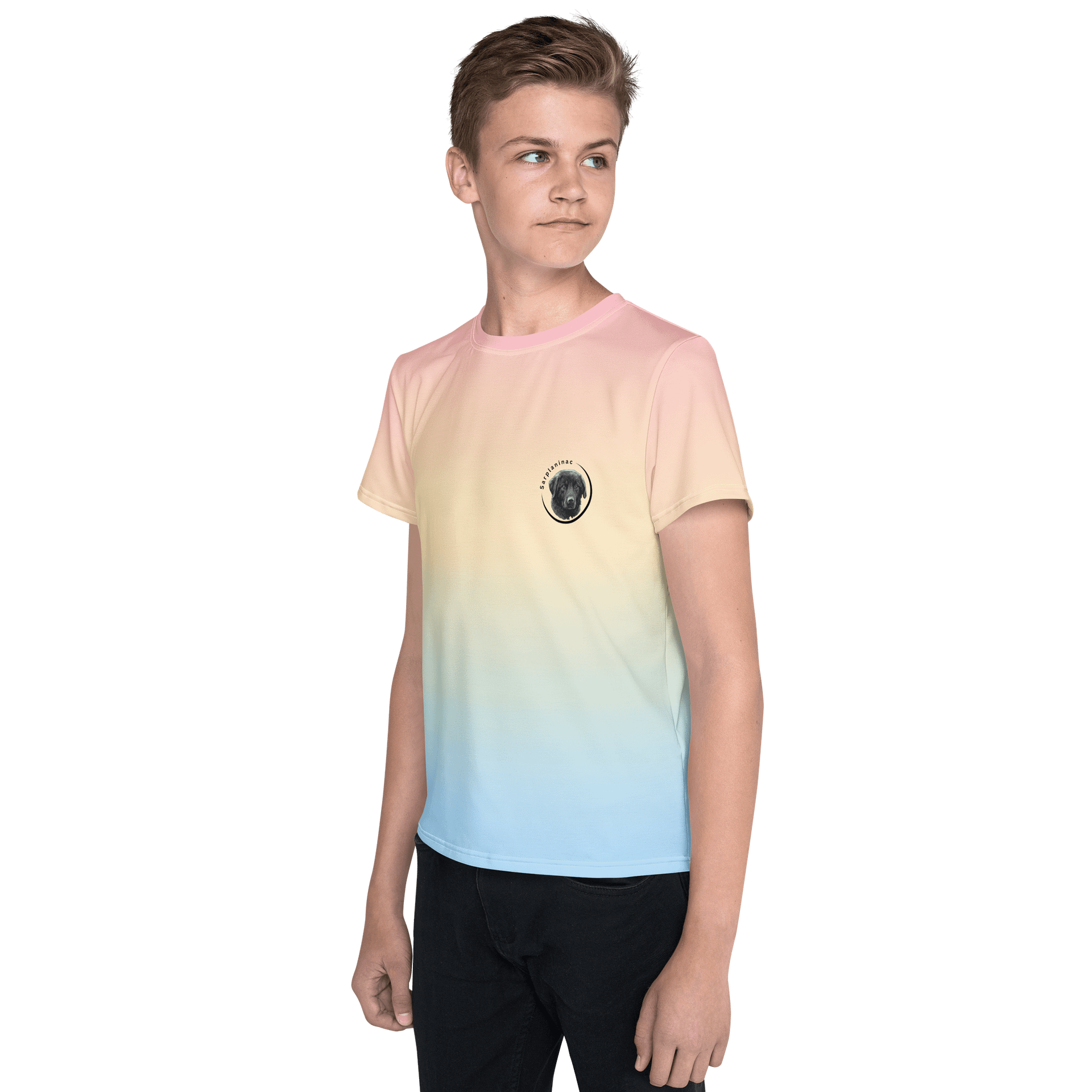 Youth T-Shirt | All-Over Print | Sarplaninac Dog Owner Gift product image (3)