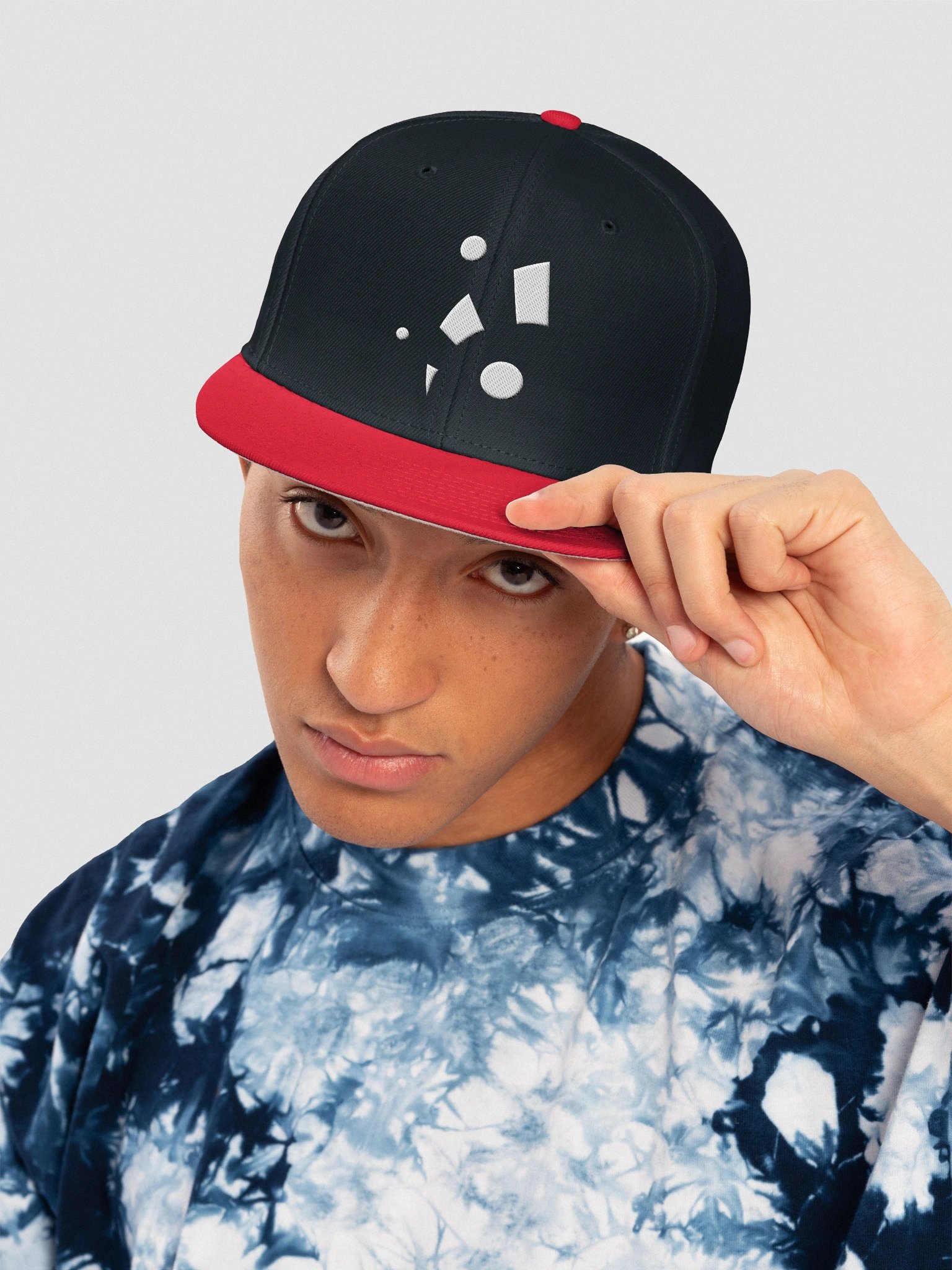 Hat - White Abstract Logo product image (15)