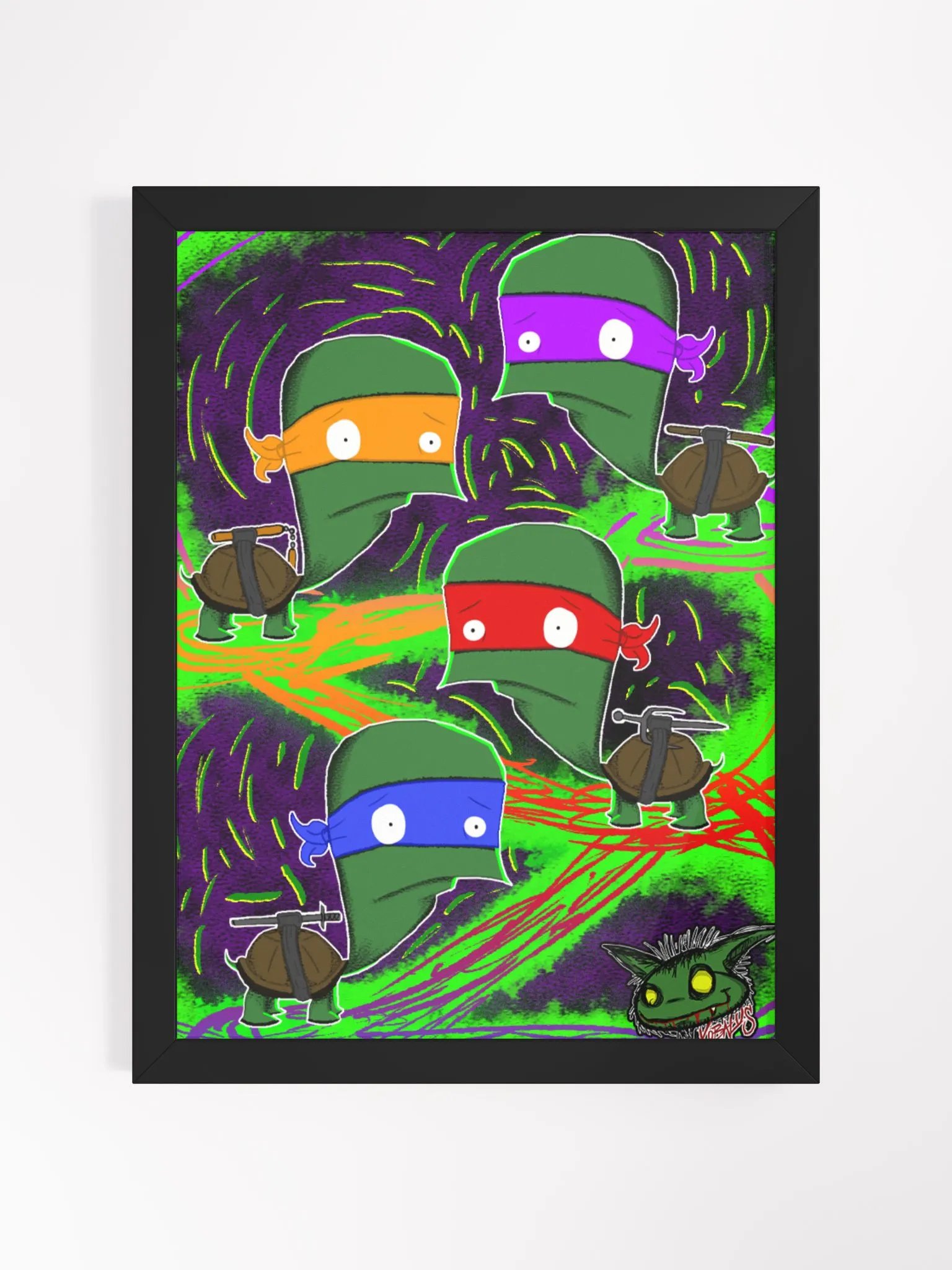 Heroes in a Half Shell Framed Matte Poster product image (3)