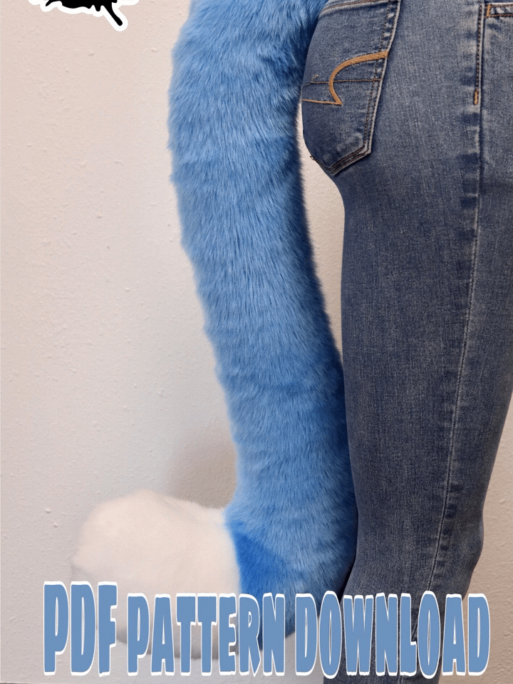 Large Feline Tail Pattern [PDF DOWNLOAD] product image (1)
