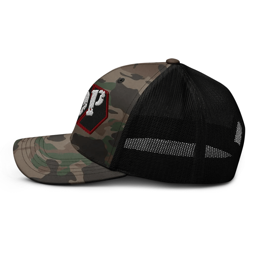 The Pulpit Camo Trucker Hat product image (5)